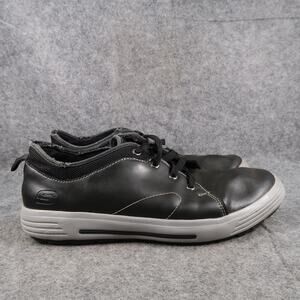 Skechers Shoes Mens 10.5 Casual Sneakers Air Cooled Leather Lace Up Lifestyle